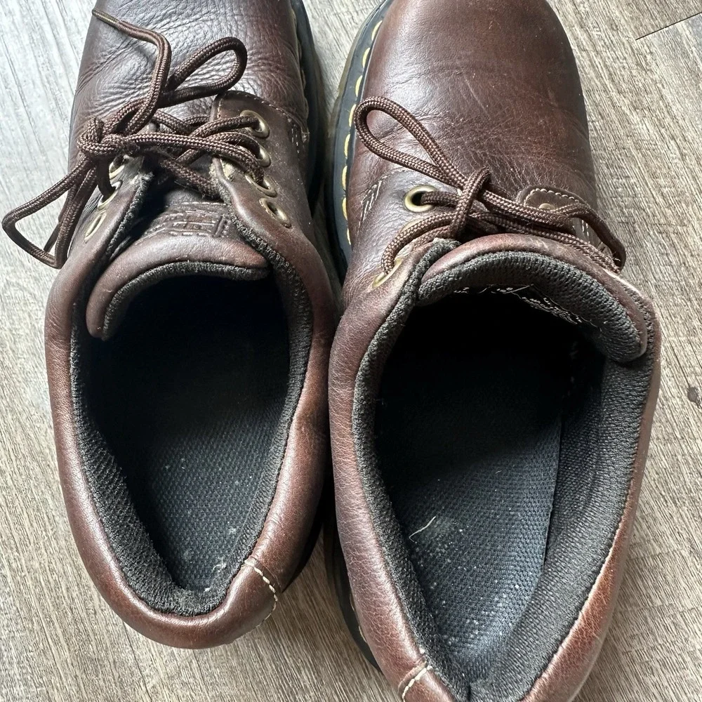 Vintage‎ Dr. Martens 11273 Mens 8 US Black Leather Chunky Y2K Derby Oxford Shoes